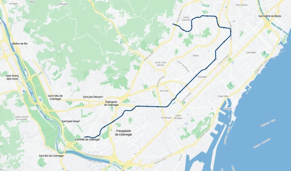 🚇 La Ligne L5 du Métro de Barcelone : Informations